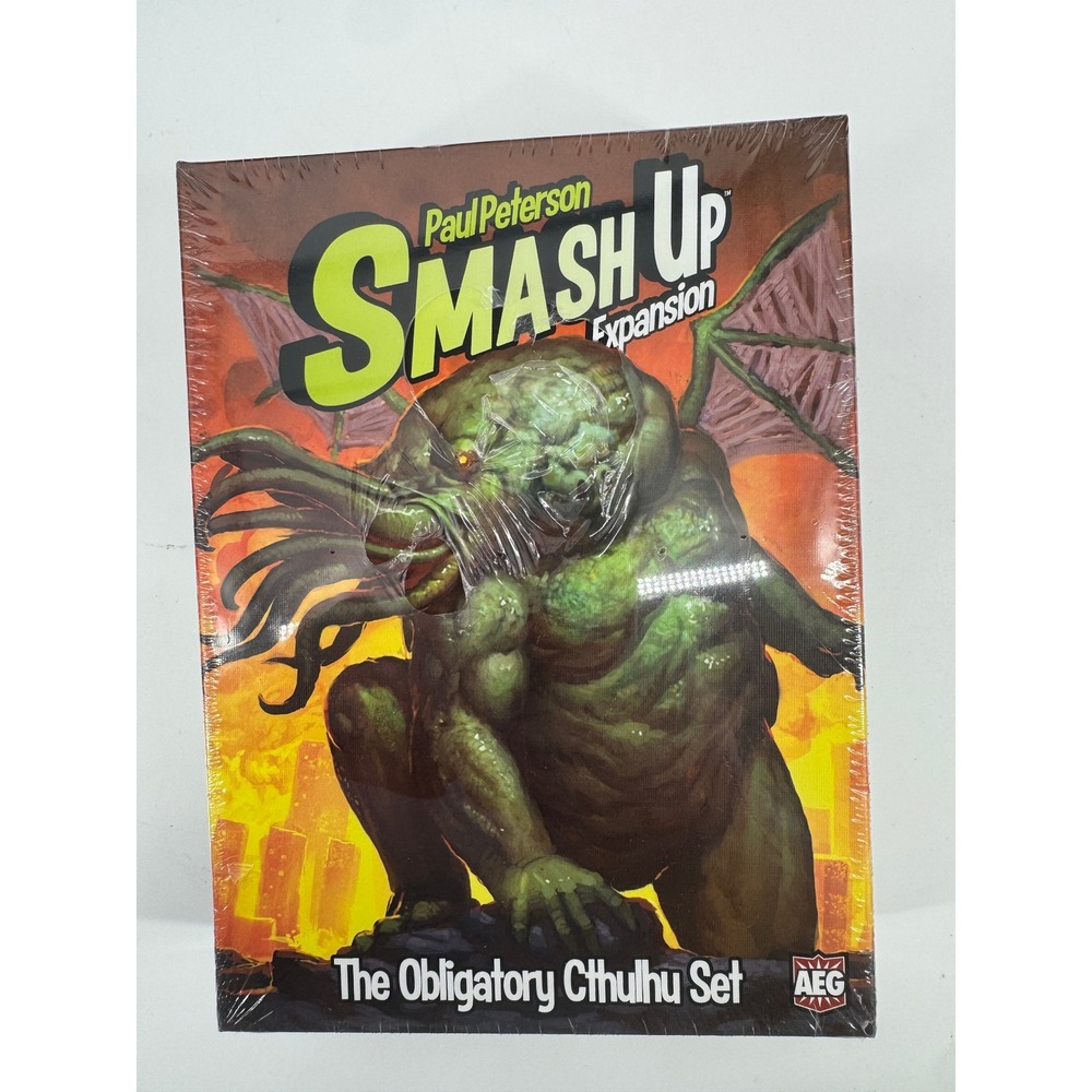 AEG Smash Up The Obligatory Cthulhu Set Expansion Card Board Game New Sealed